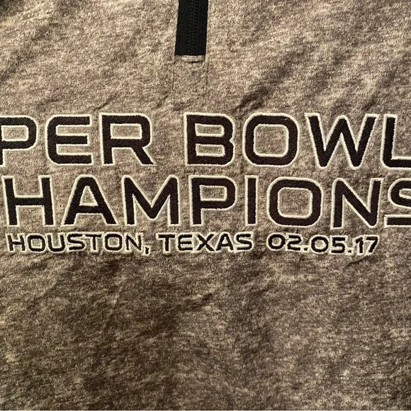 NWT~NFL Men Super Bowl LI Champions Houston,Texas 2017 Embroidery Windbreaker XL